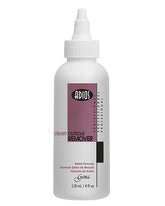 Front view of Gena Creamy Cuticle Remover in 4-ounce size bottle place in white color setting